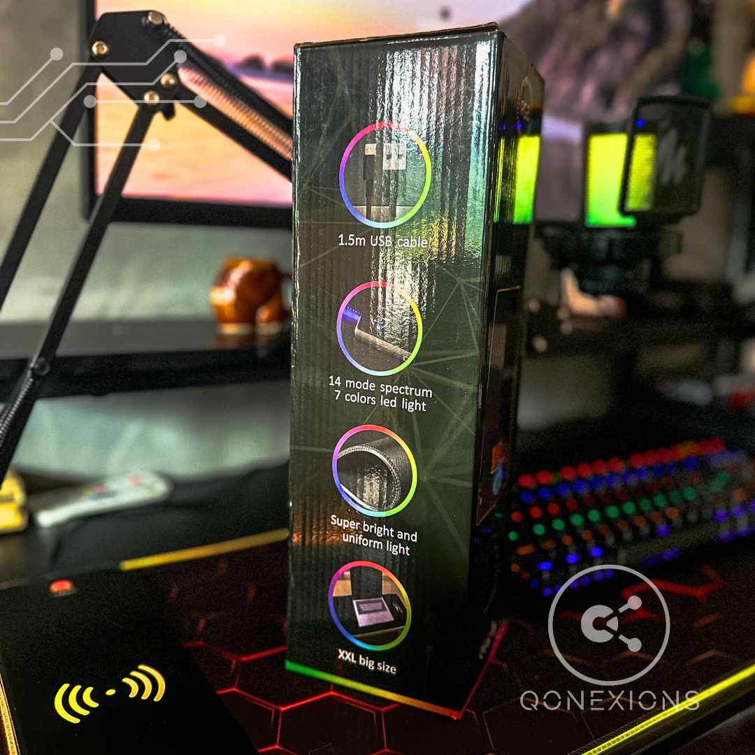 Pad Mouse Luz RGB, Carga Inalámbrica